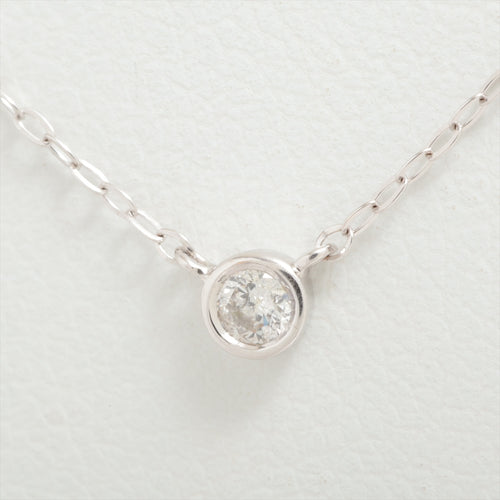 4℃ Diamond Pendant Necklace White Gold