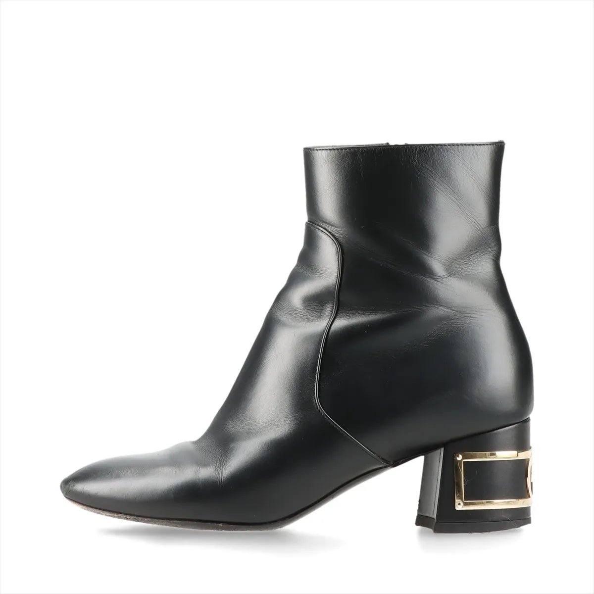 Louis Vuitton Bliss Line Leather Short Boots Black