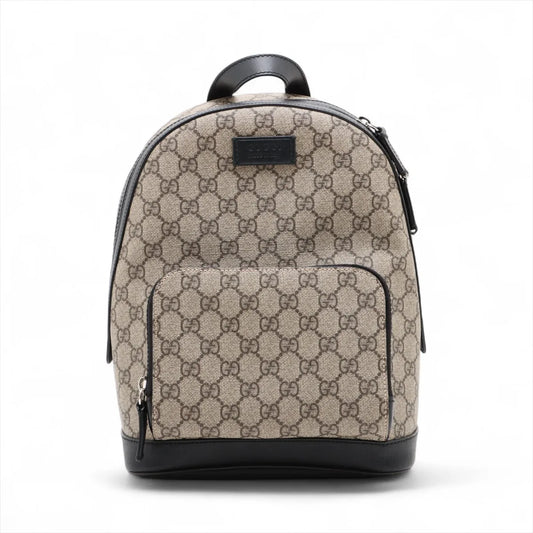 Gucci GG Supreme Leather Backpack Beige