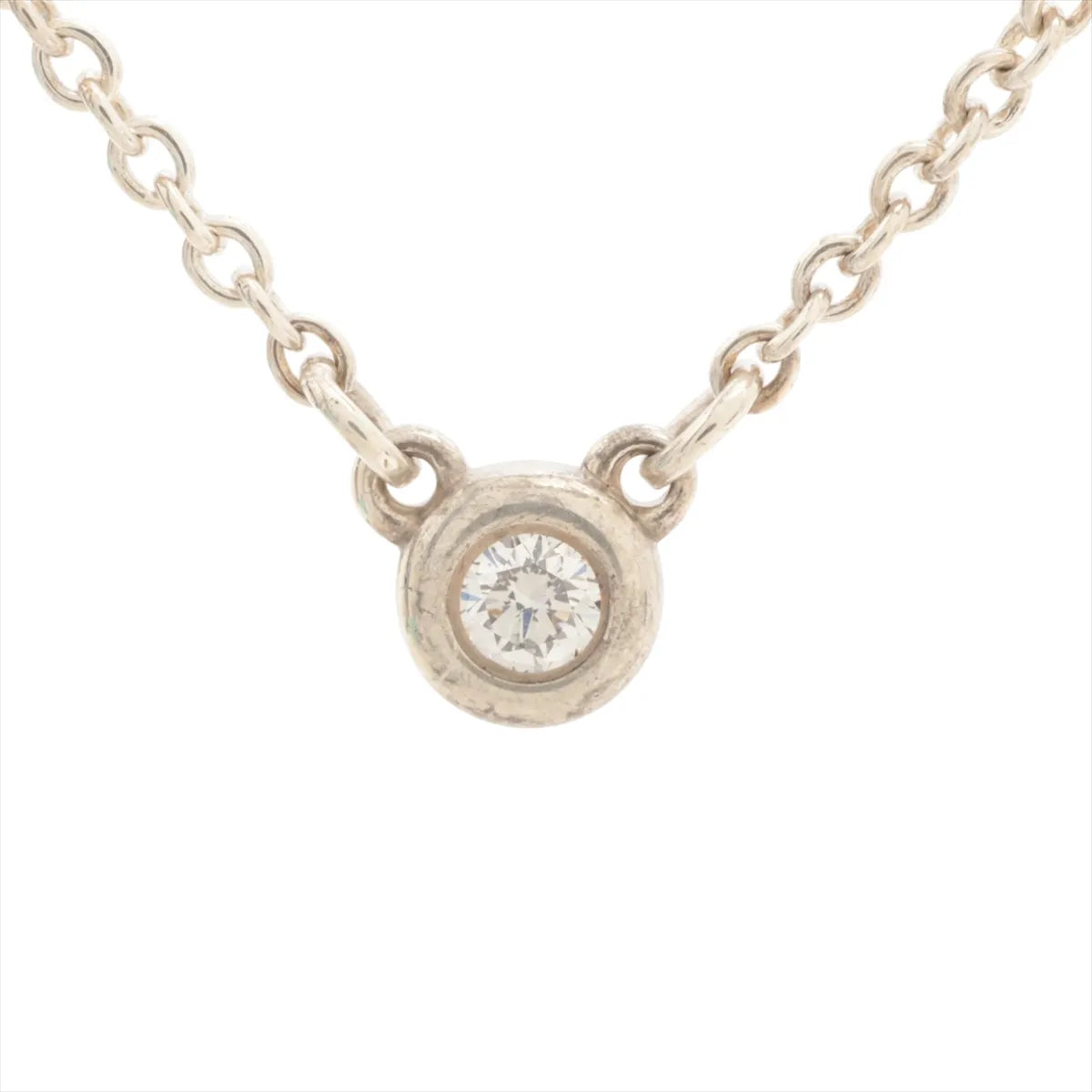 Tiffany & Co. By the Yard Diamond Necklace Silver