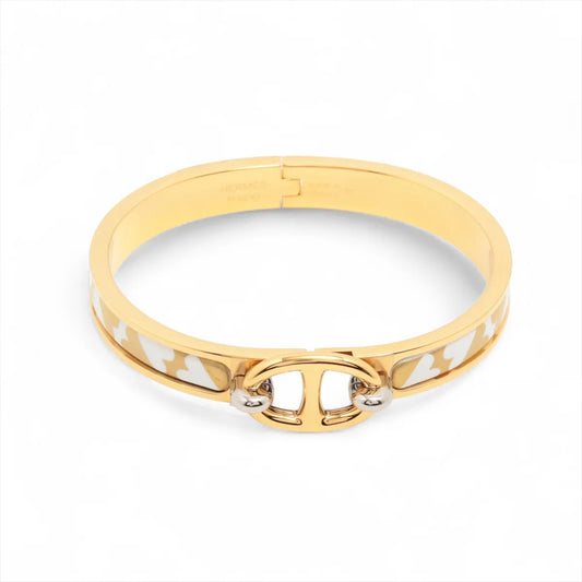 Hermès Mini Clic Chaine D'Ancre Bangle Gold