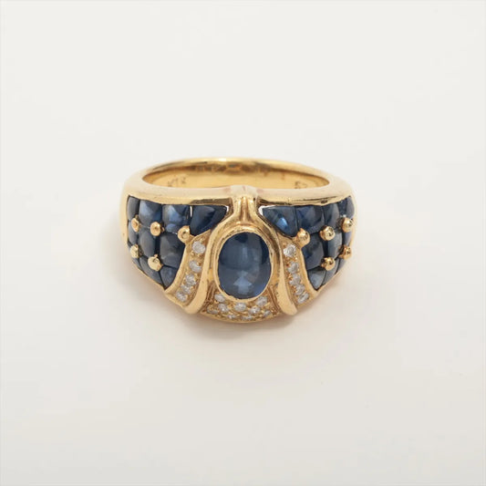 Sapphire Diamond Ring