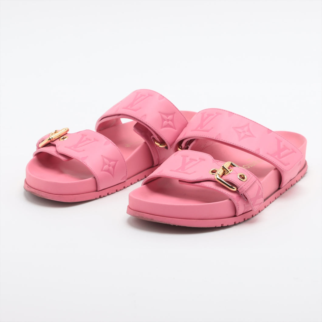 Best Louis Vuitton Bom Dia Flat Comfort Mule Pink