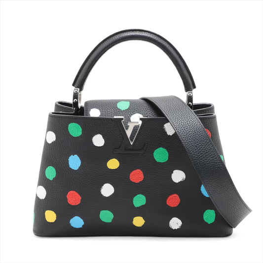 Louis Vuitton x Yayoi Kusama Capucines MM Black x Multicolor
