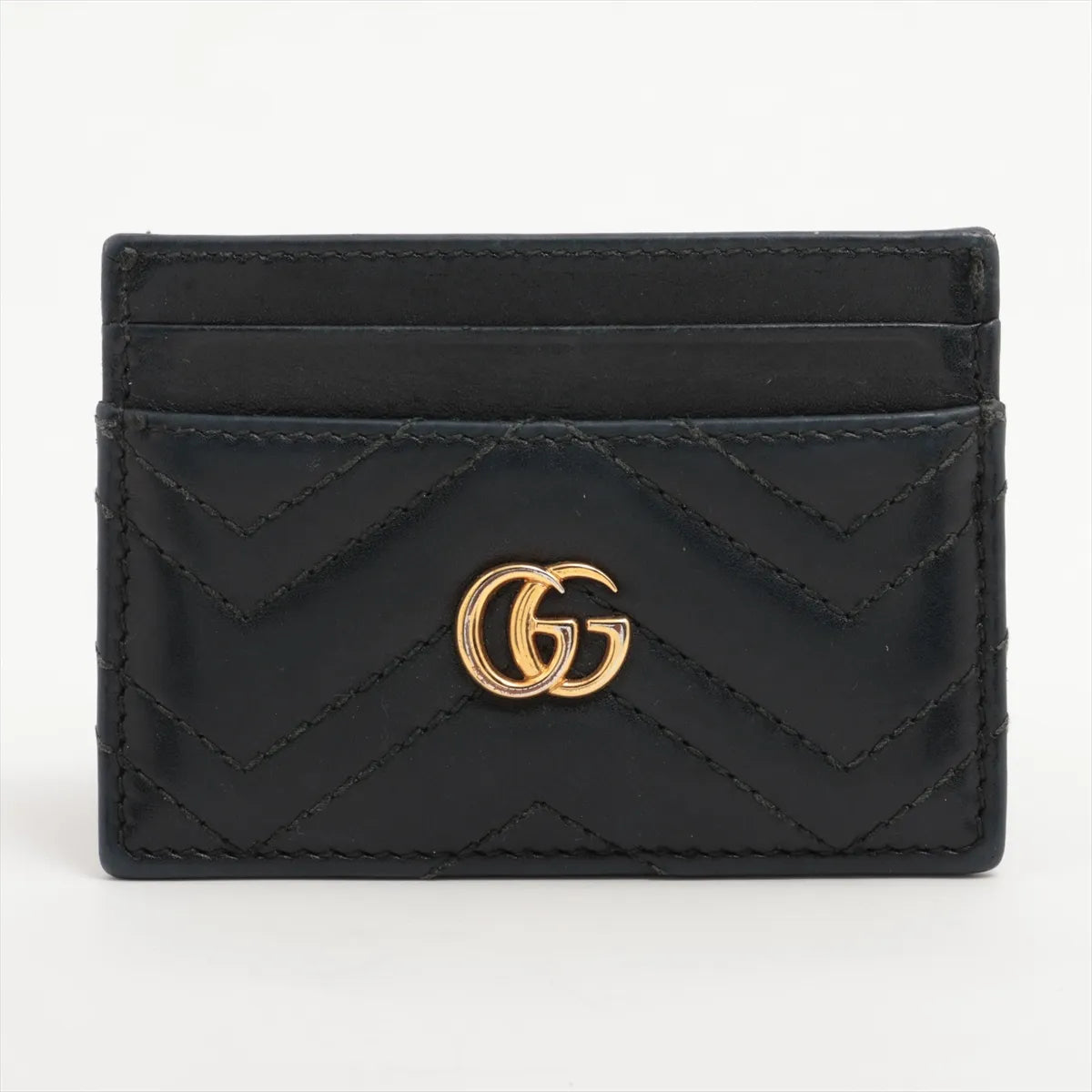 Gucci GG Marmont Leather Card Case Black