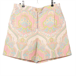 #1 Gucci Multicolor Cotton Linen Shorts