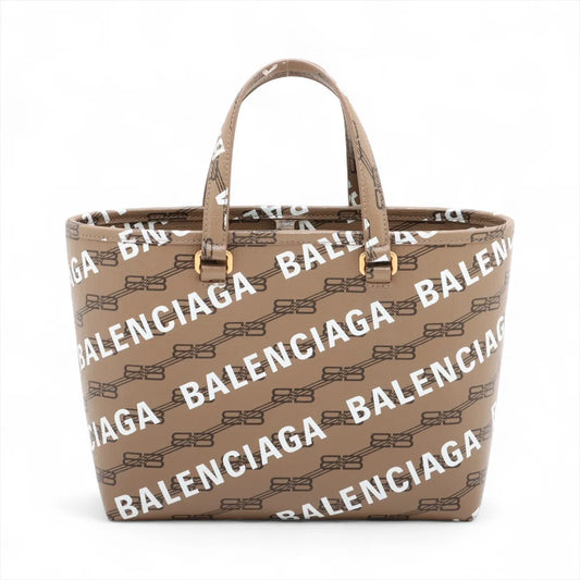 Balenciaga Signature Monogram Handbag Brown