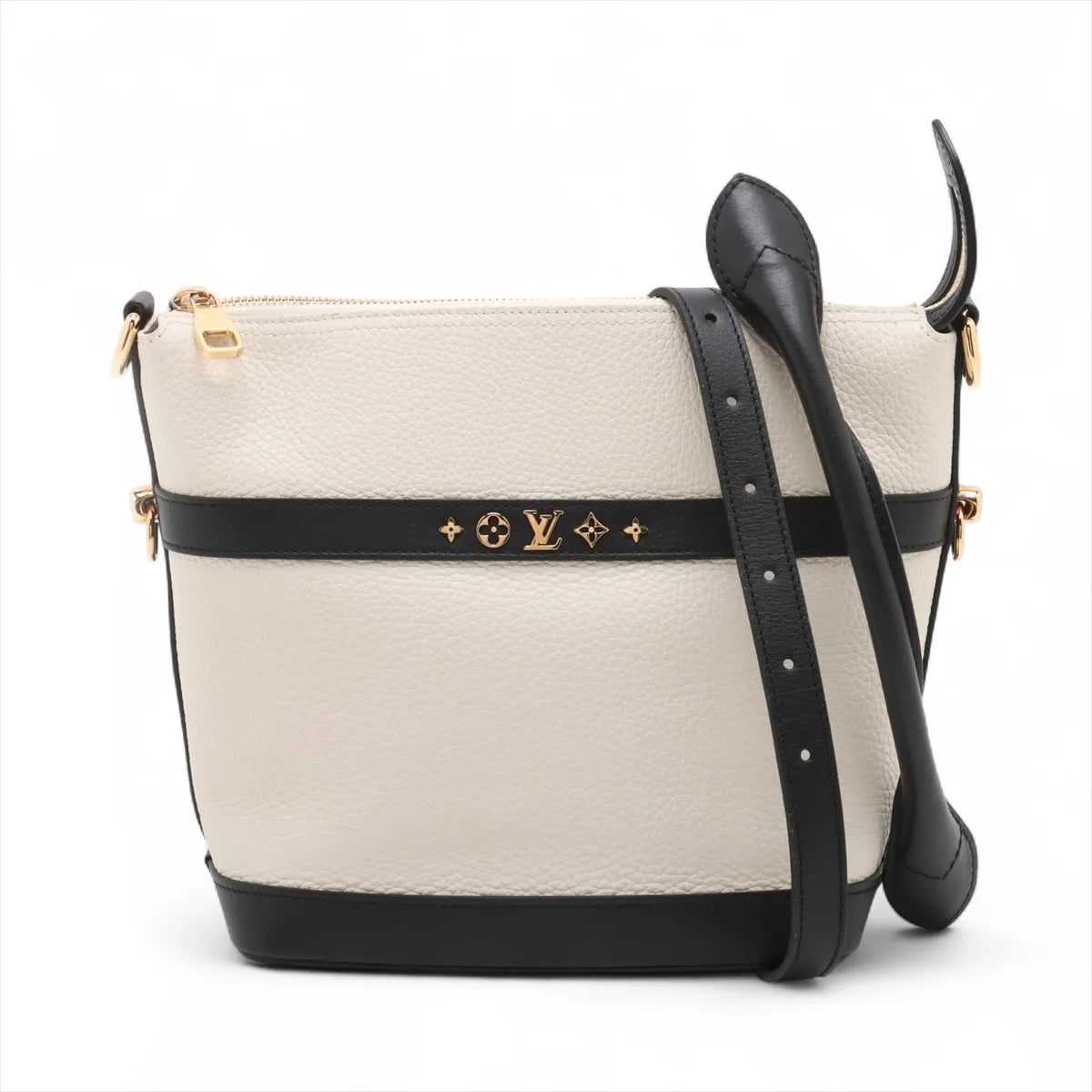 Louis Vuitton LV Logo Cruiser PM White x Black