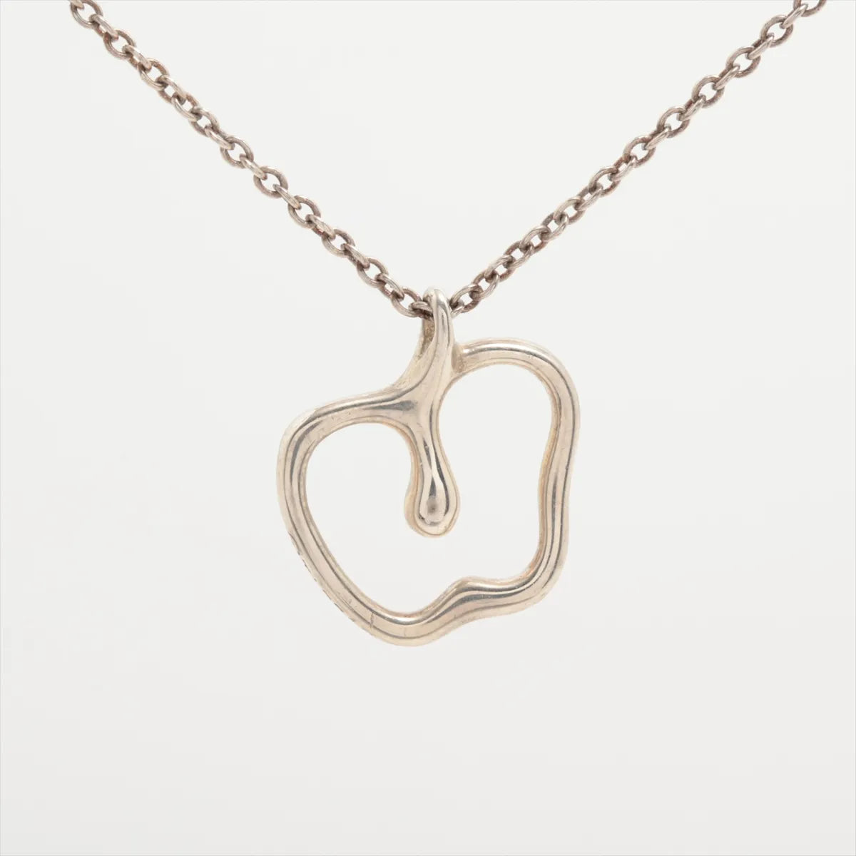 Tiffany & Co. Apple Pendant Necklace 925 Silver