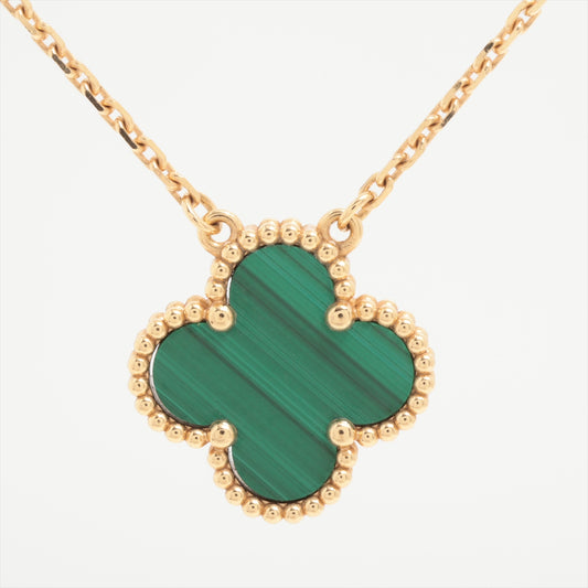 Van Cleef & Arpels Vintage Alhambra Malachite Necklace