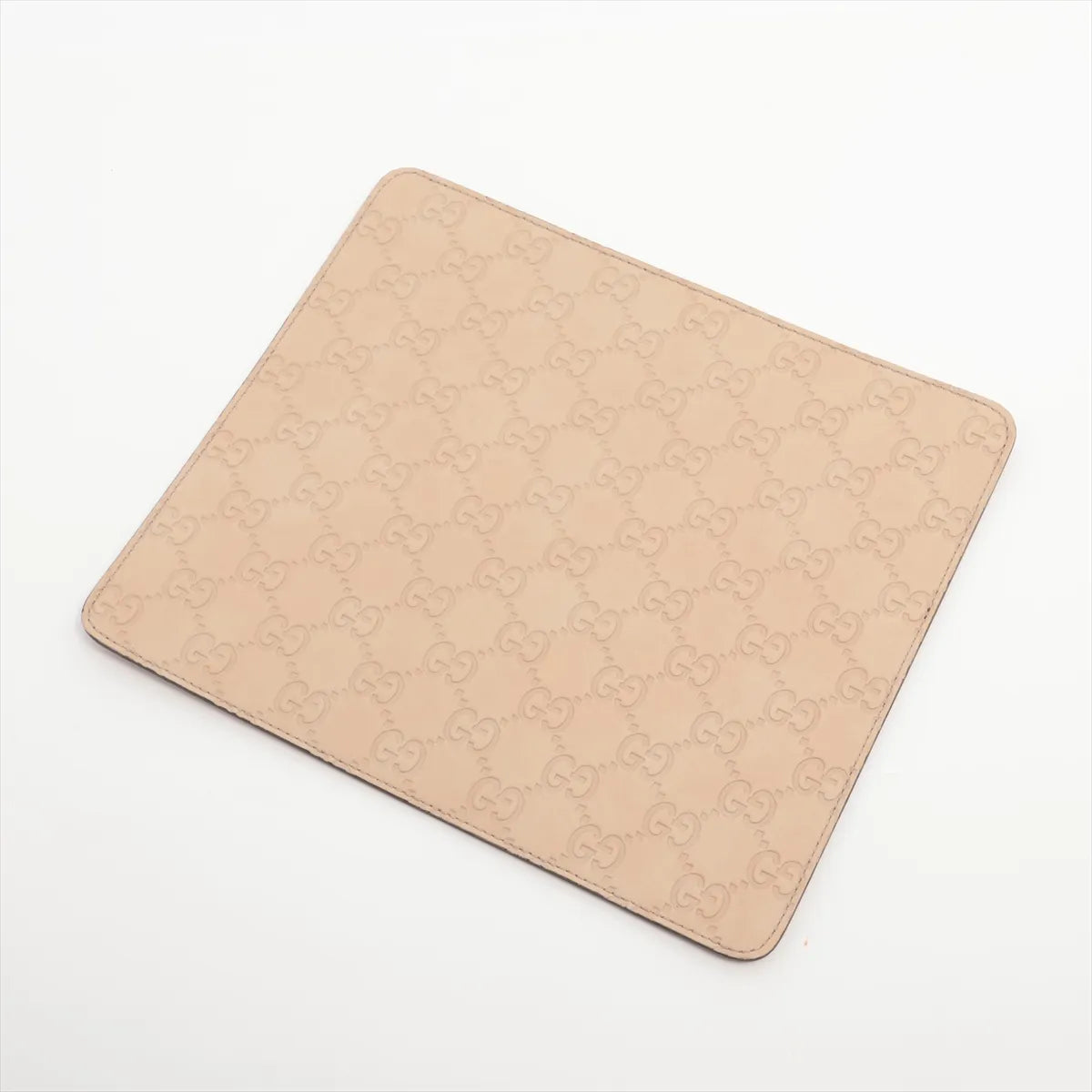 Gucci Guccissima Leather Mouse Pad Beige
