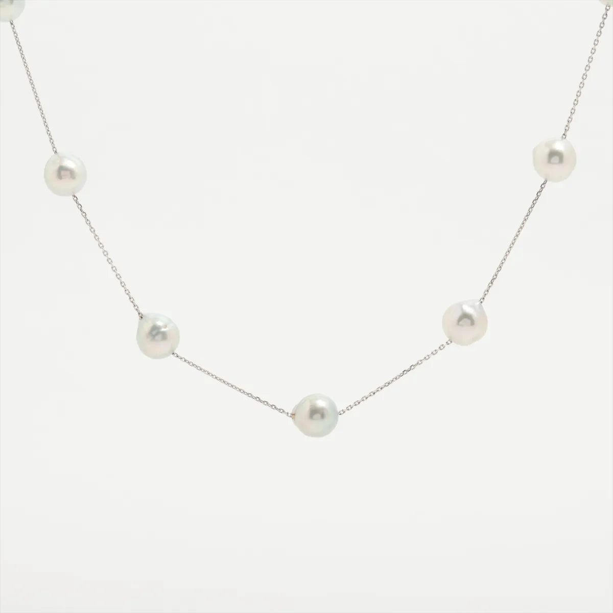 TASAKI Station Pearl Necklace White Gold