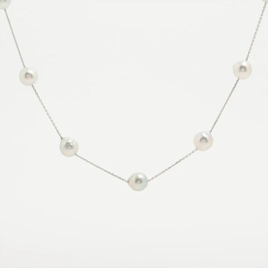 TASAKI Station Pearl Necklace White Gold