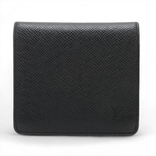 Louis Vuitton Taiga Compact Wallet Black