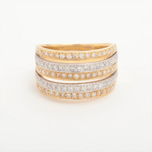 Ponte Vecchio Diamond Two-toned Ring