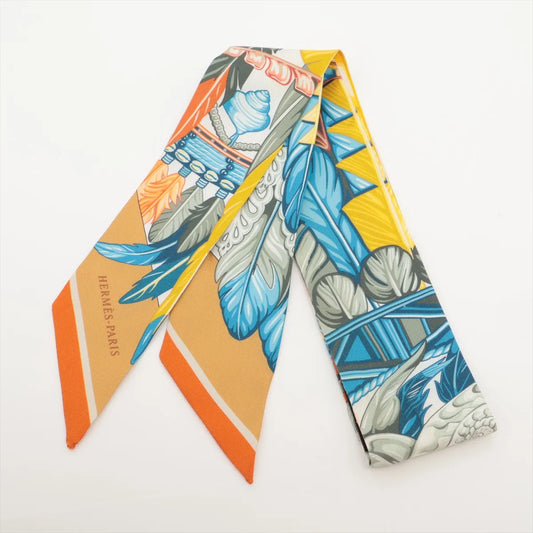 Hermes Twilly Dance Pacifique Silk Multicolor
