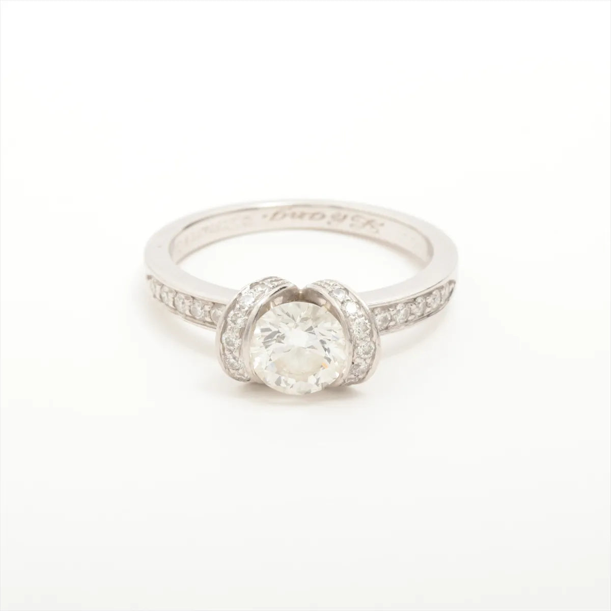 Tiffany & Co. Ribbon Diamond Ring Platinum