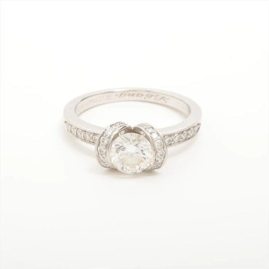 Tiffany & Co. Ribbon Diamond Ring Platinum