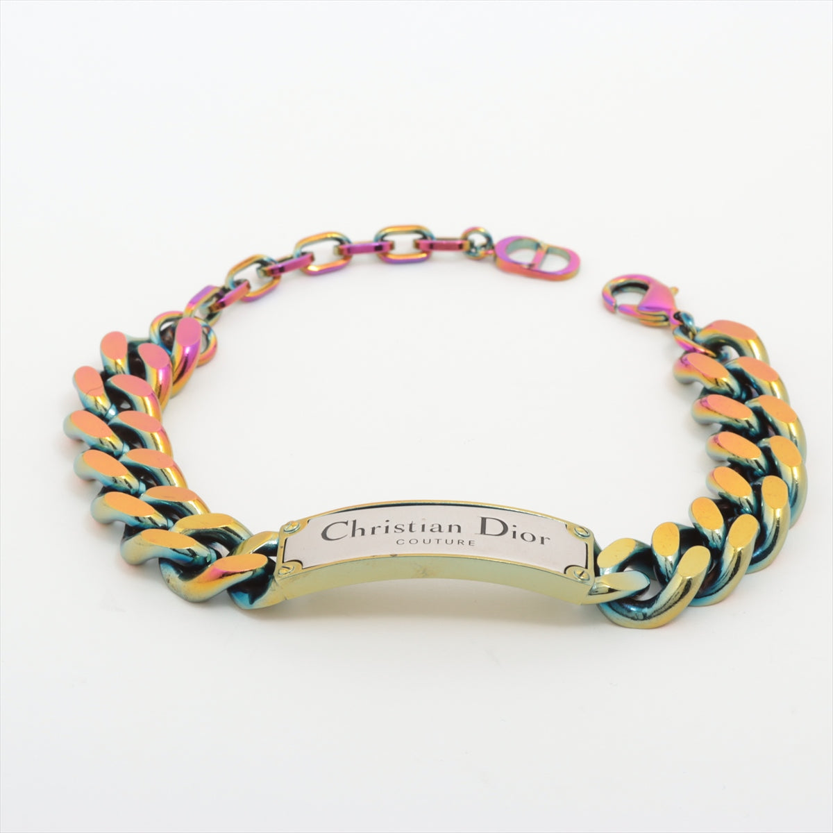 Christian Dior Couture Chain Bracelet Multicolor