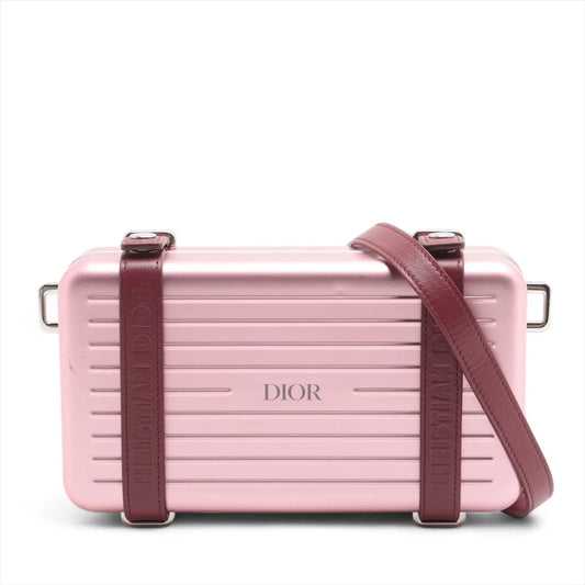 Dior × Rimowa Personal Clutch On Strap Shoulder Bag Pink