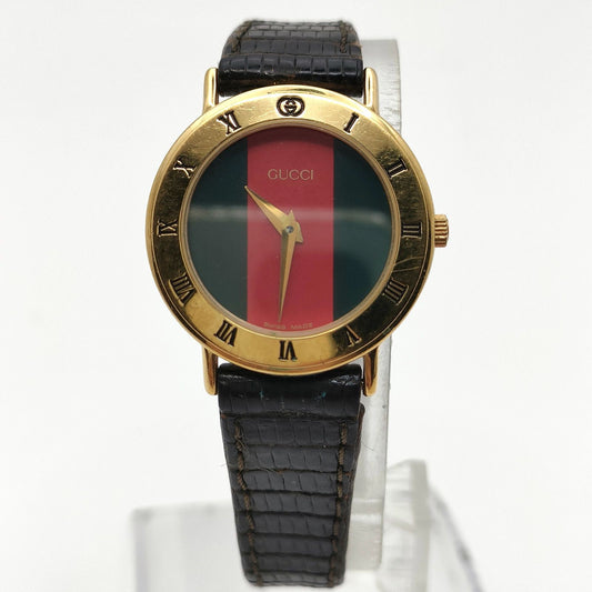 Gucci Watch 3000.2L 25mm Red X Black