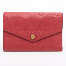 Load image into Gallery viewer, Best Louis Vuitton Monogram Empreinte Portefeuille Curieuse Red