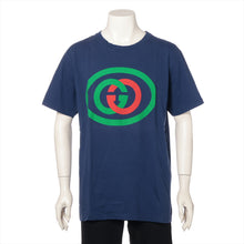 Load image into Gallery viewer, Gucci Interlocking G Cotton T-shirt Blue