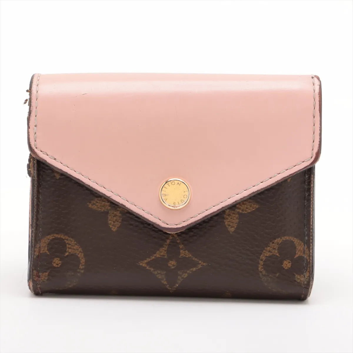 Louis Vuitton Monogram Portefeuille Zoé Compact Wallet Rose Ballerine