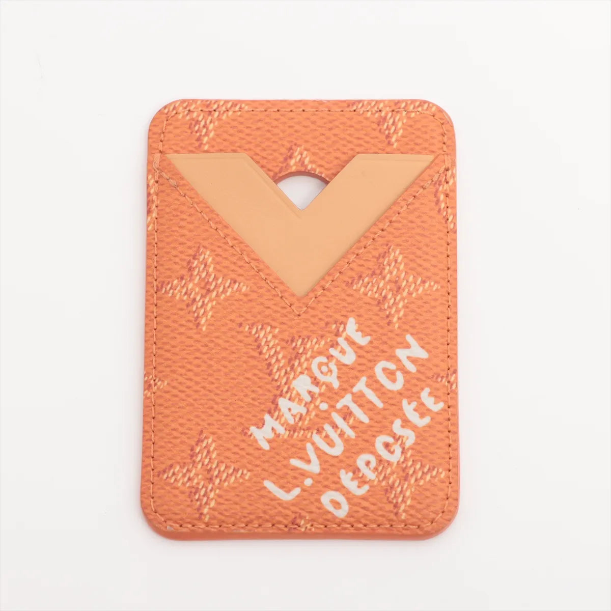 Louis Vuitton Monogram Magnetic Card Case Caramel