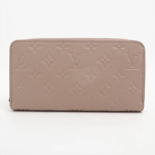 Louis Vuitton Monogram Empreinte Zippy Wallet Tourterelle