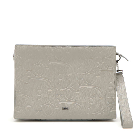 Christian Dior Gravity Leather A5 Pouch Beige * PREORDER *