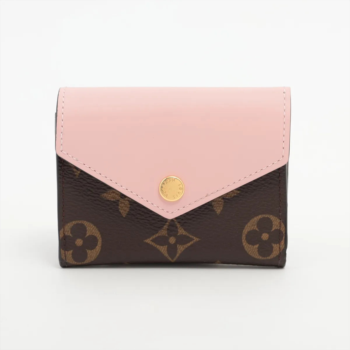 Louis Vuitton Monogram Portefeuille Zoé Compact Wallet Rose Ballerine