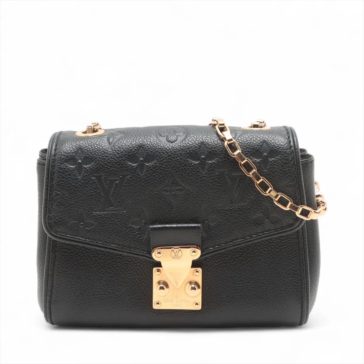 Louis Vuitton Monogram Empreinte Saint Germain BB Black