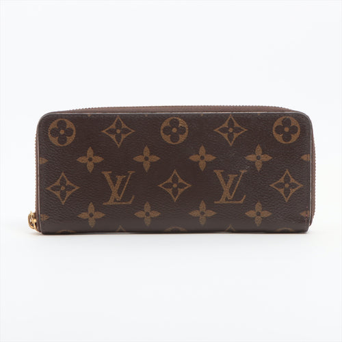 Louis Vuitton Monogram Wallet Clemence Flower Charms