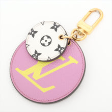 Load image into Gallery viewer, #1 Louis Vuitton Monogram LV Giant Initial Illustre Bag Charm Lilac x Yellow