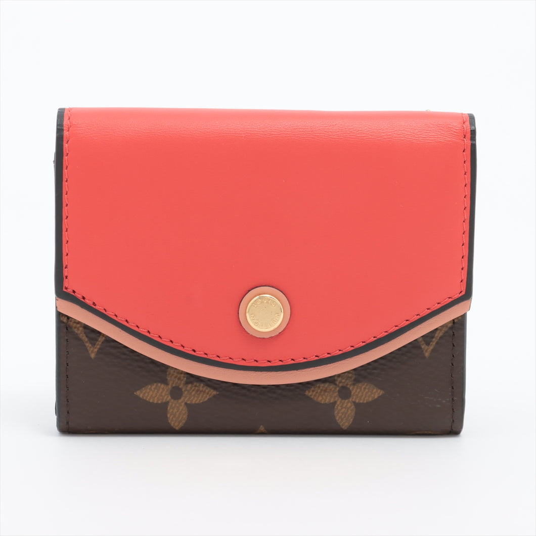 Best Louis Vuitton Monogram Tuileries Compact Wallet Red