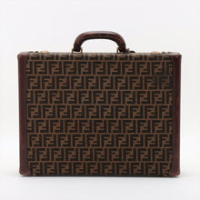 Load image into Gallery viewer, Fendi Zucca Canvas Leather Briefcase Brown