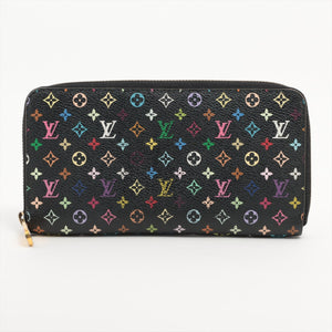 Best Louis Vuitton Black Multicolor Zippy Wallet