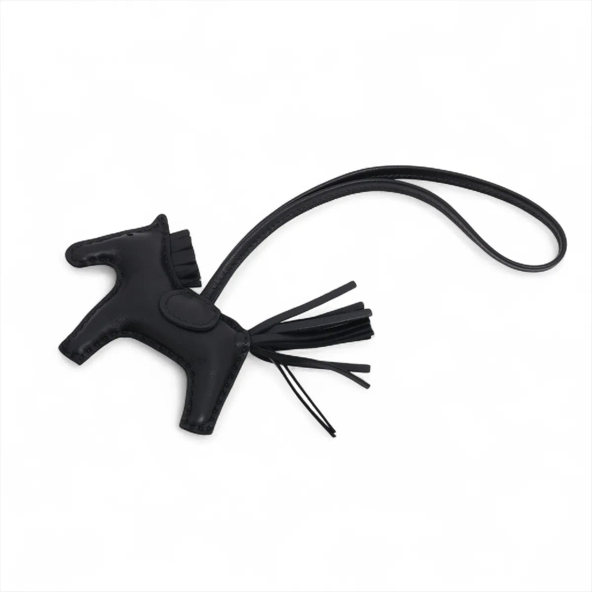 Hermes Rodeo Charm PM Black