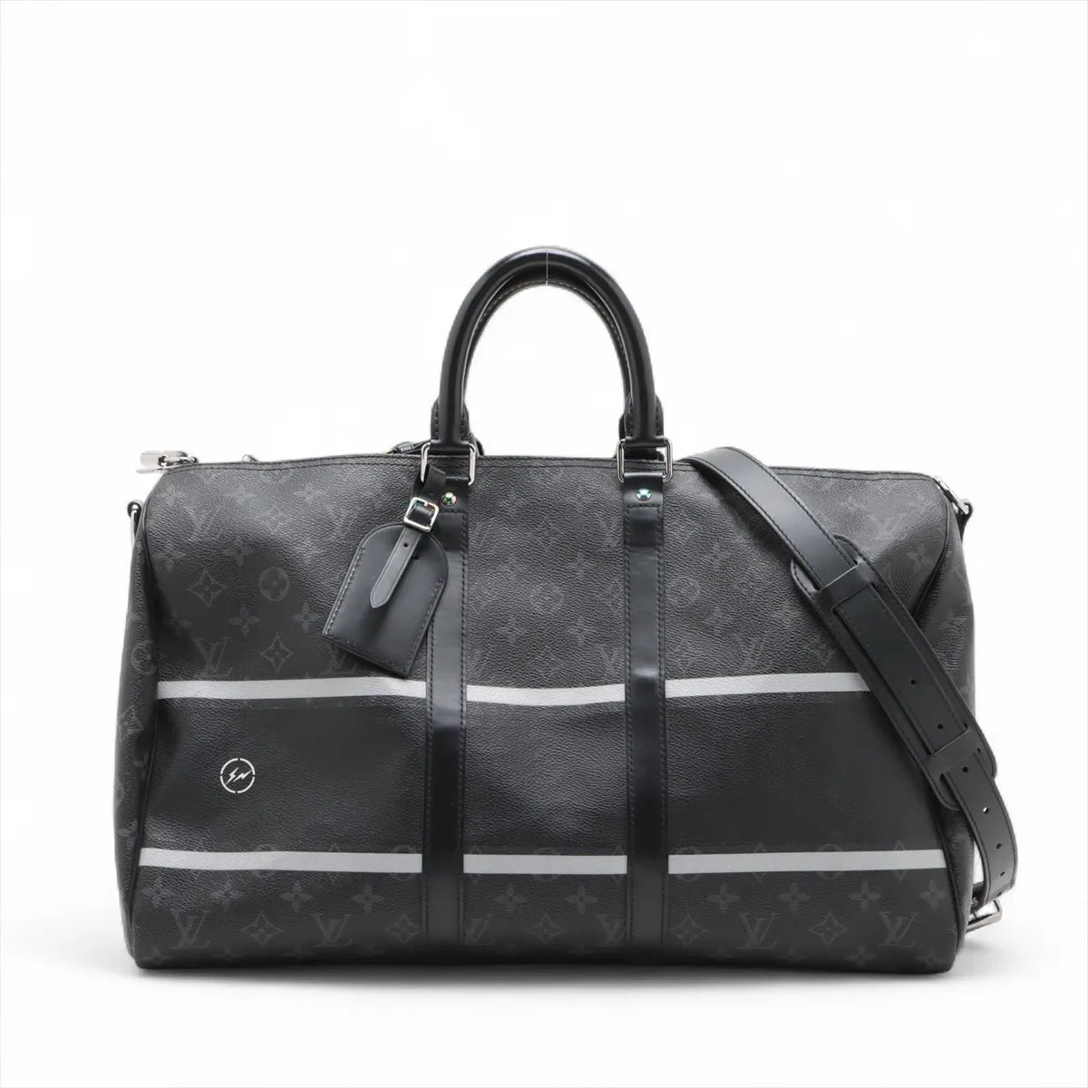 Louis Vuitton × Fragment Monogram Eclipse Keepall Bandouliere 45