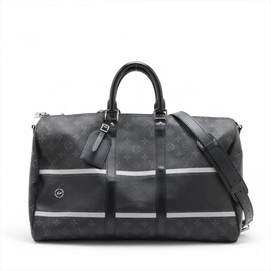 Louis Vuitton × Fragment Monogram Eclipse Keepall Bandouliere 45