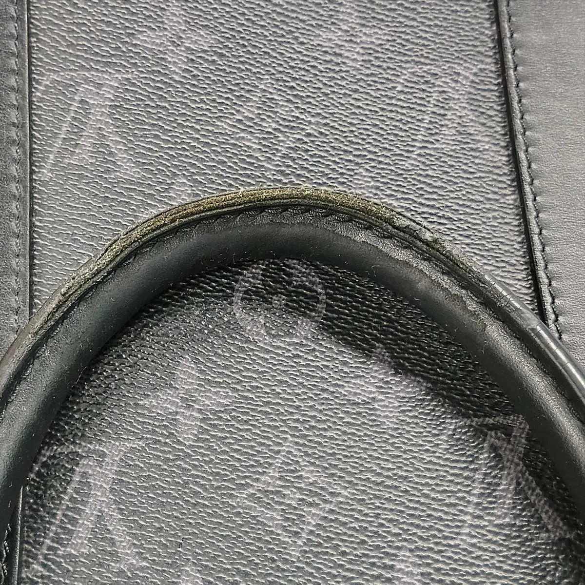 Louis Vuitton Monogram Eclipse Sac Plat Cross Black