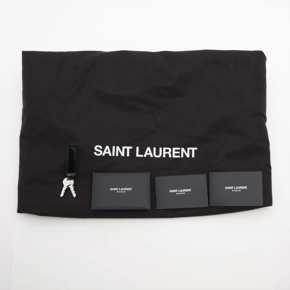 Saint Laurent Paris Large Sac de Jour Patent Leather Two-Way Handbag Black