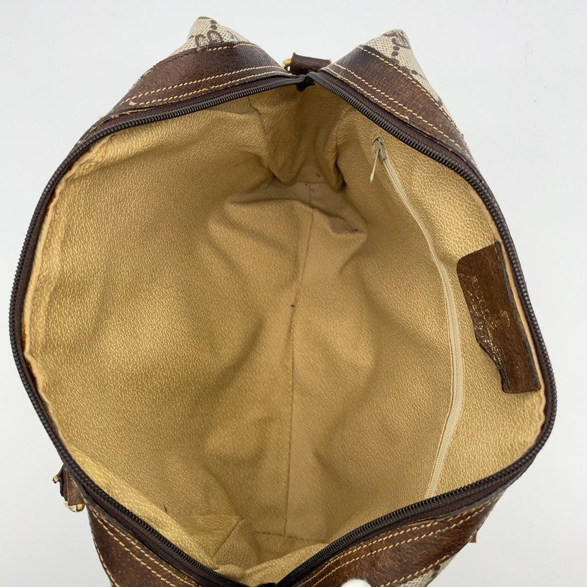 Gucci GG Supreme Leather Brown Two-Way Bag