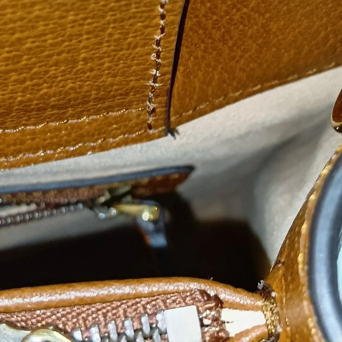 Gucci Bamboo Diana Leather Two-Way Handbag Brown