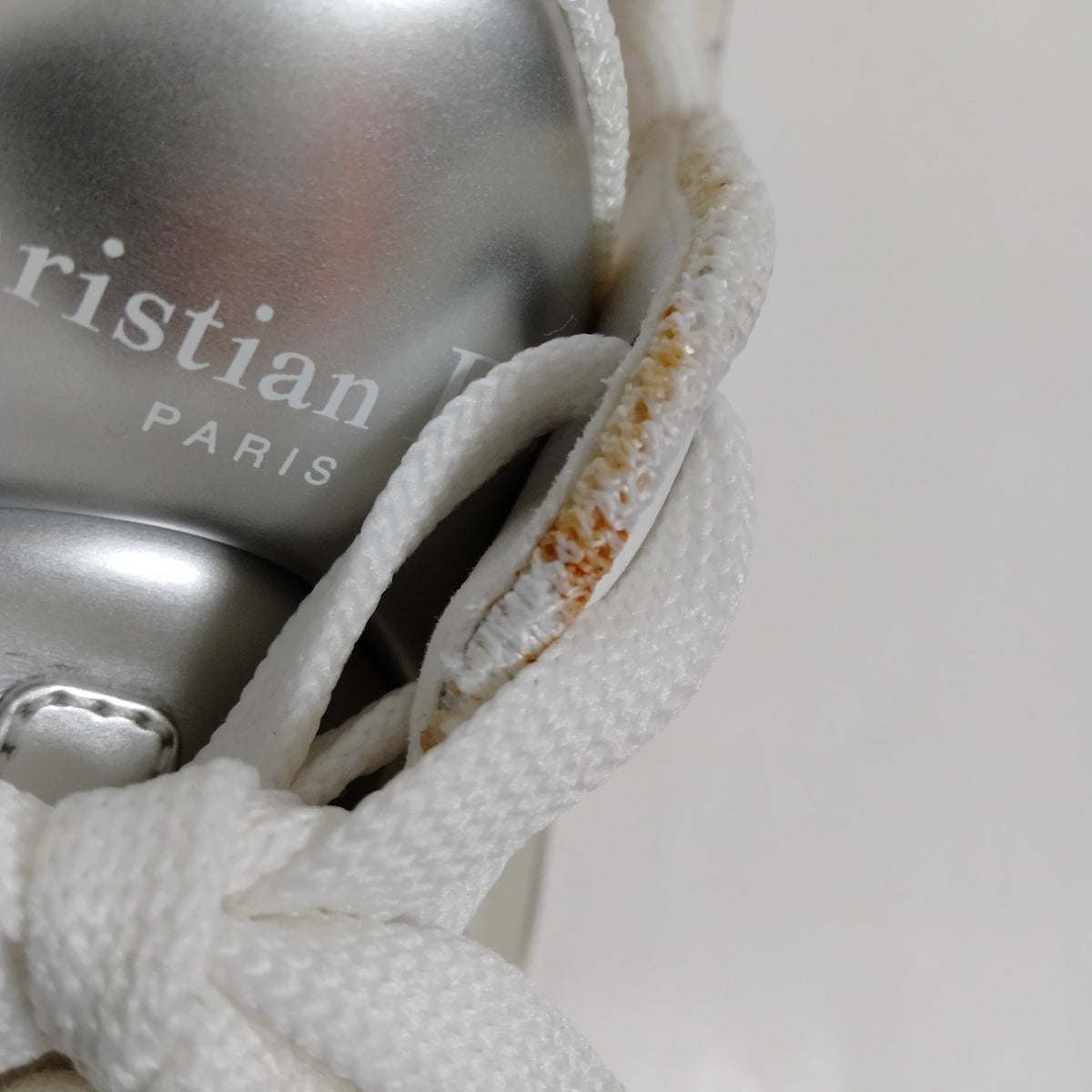 Christian Dior white and silver mesh sneakers, EU 38.5 — detail 8