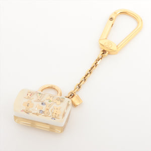Top rated Louis Vuitton Speedy Bag Inclusion Keychain White