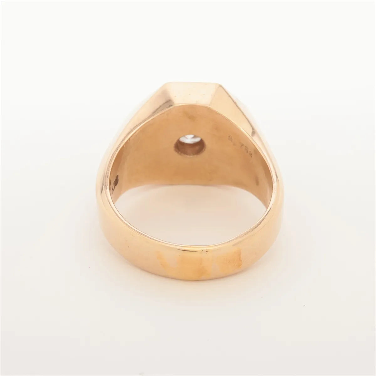 Center Diamond Ring Gold