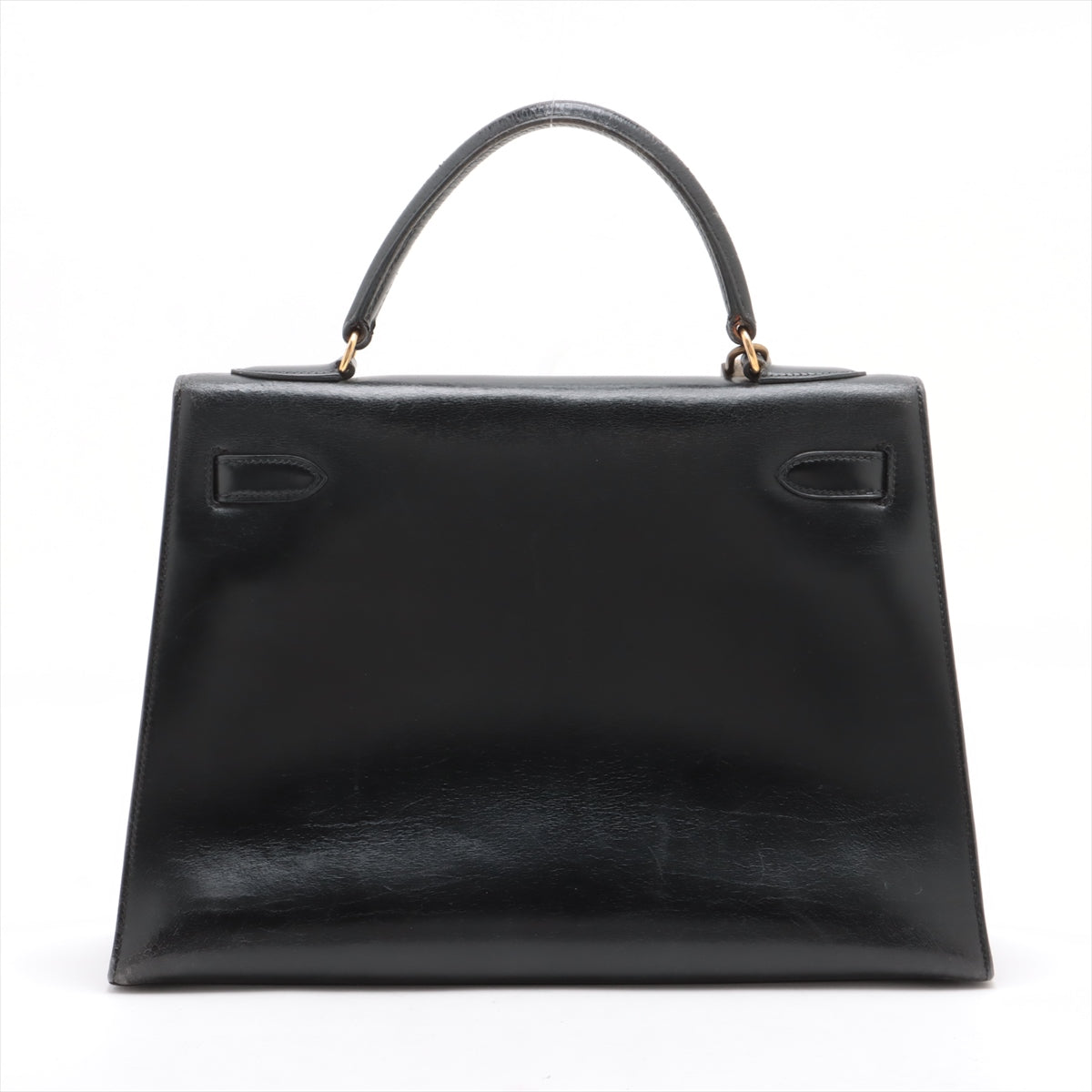 Hermes Kelly 32 Box Calf Black