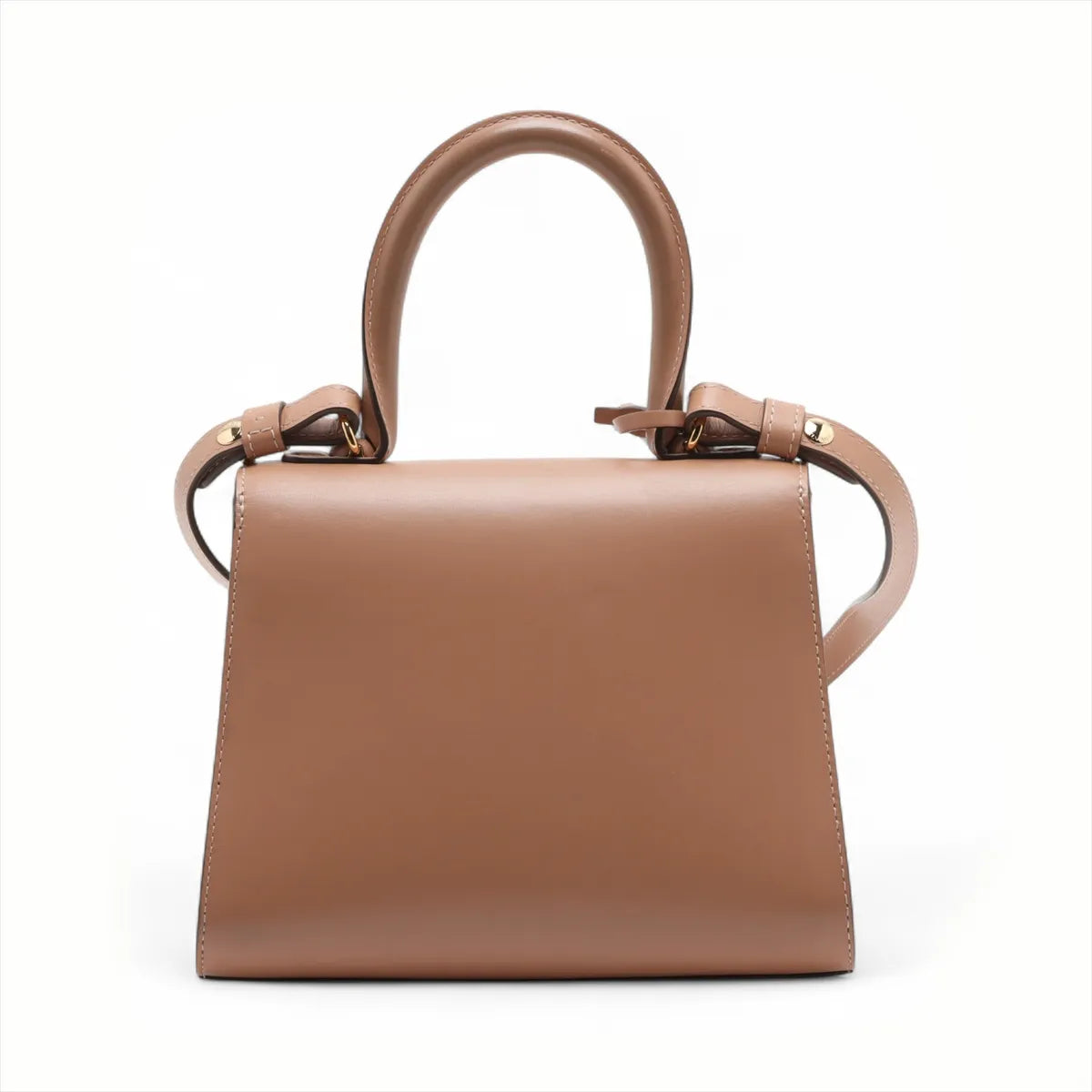 Delvaux Brillant Mini Leather Two-Way Handbag Pink